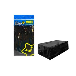 Mantel De Fiesta Metalizado Negro