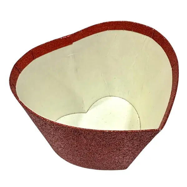 Balde De Corazon Rojo 10cm