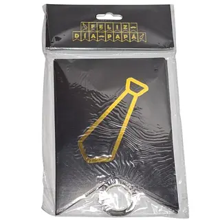 Banderin Feliz Dia Papá Negro Con Dorado