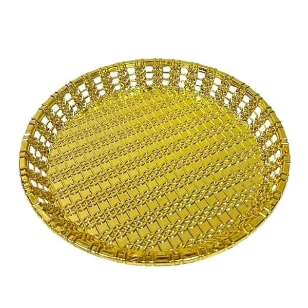 Plata Metalizado Para Fiestas Dorado