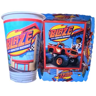 Platos Y Vasos Para Fiesta De Blaze