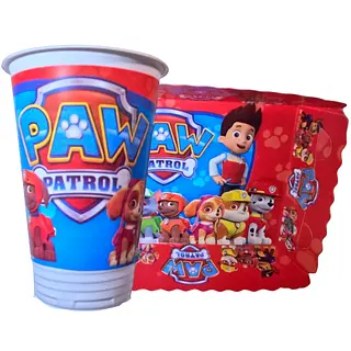 Platos Y Vasos Para Fiesta De Paw Patrols
