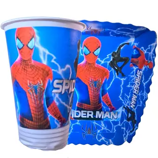 Platos Y Vasos Para Fiesta De Spider Man