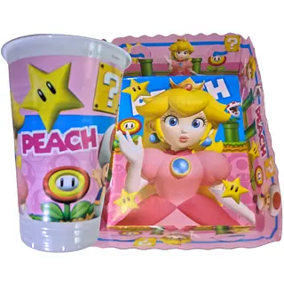 Platos Y Vasos Para Fiesta De Peach Mario
