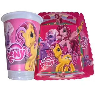 Platos Y Vasos Para Fiesta De My Little Pony