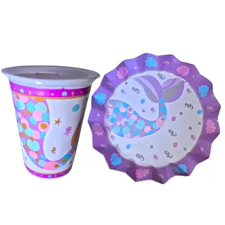 Platos Y Vasos Para Fiesta De Cola De Sirena