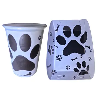 Platos Y Vasos Para Fiesta De Huella De Animal