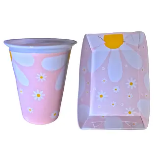 Platos Y Vasos Para Fiesta De Girasol Rosado