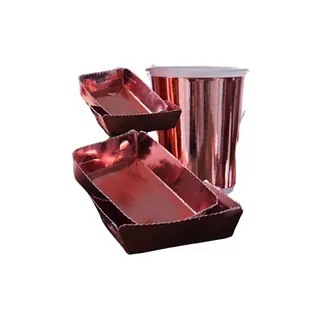 Platos Y Vasos Para Fiesta De Oro Rosa Tornasol