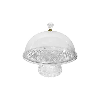 Soporte Para Pastel Transparente 21x21cm