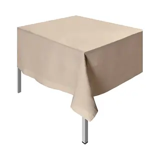 Mantel Unicolor Plastico Rectangular Vainilla