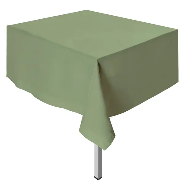 Mantel Unicolor Plastico Rectangular Eucalipto