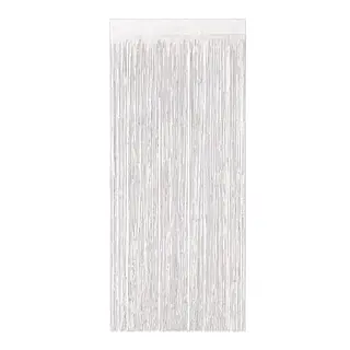 Cortina De Tiras Blanca