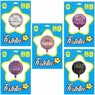 Globos Feliz Cumpleaños 18''