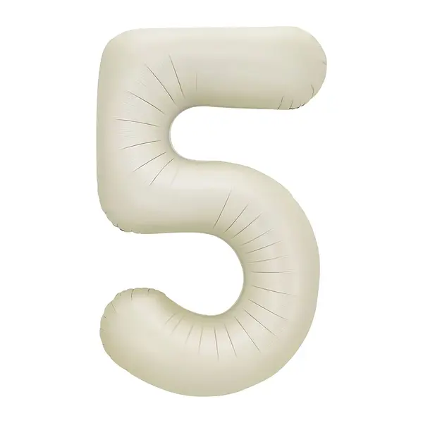 Globo Metalizado Numero 5 Arena