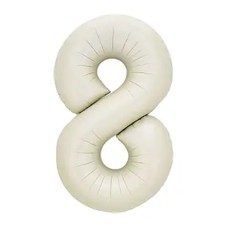 Globo Metalizado Numero 8 Arena