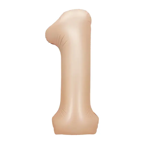 Globo Metalizado Numero 1 Latte