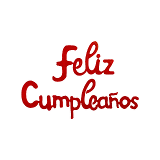 Globo Metalizado Feliz Cumpleaños Cursivo Rojo