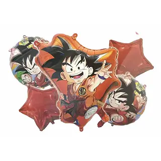 Bouquet De Globos Foil Dragon Ball Z