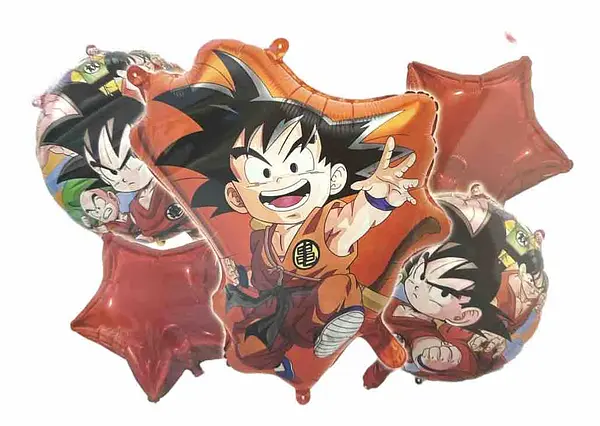 Bouquet De Globos Foil Dragon Ball Z