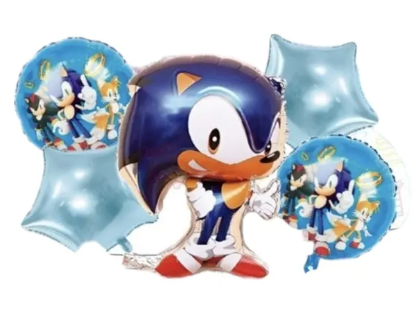 Bouquet De Globos Foil Sonic