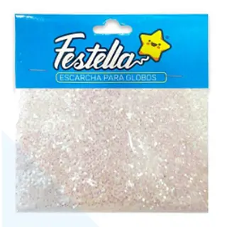 Escarcha Para Globo Tornasol Paquete X12