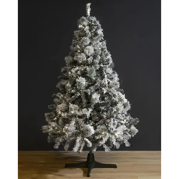 Arbol De Navidad Pino Bahamas Flockizado