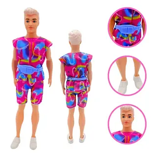 Muñeco Ken Con Ropa Rosada