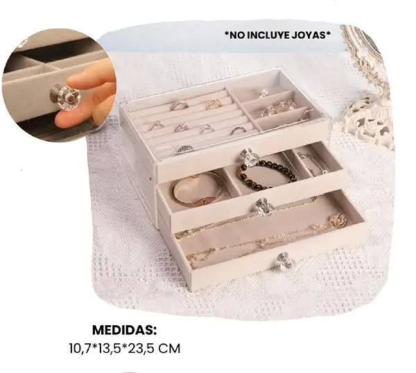 Organizado De Joyas De 3 Niveles
