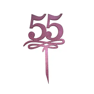 Topper Decorativo 55 Años