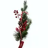 Adorno De Follaje Navideño Elegante Y Natural