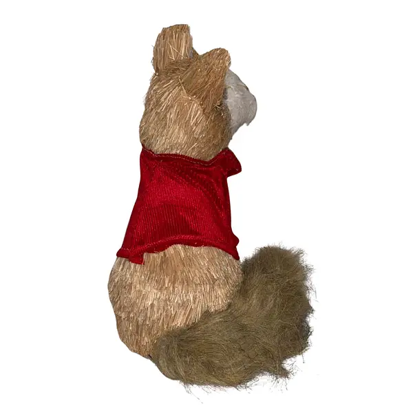 Zorro Navideño Sentado